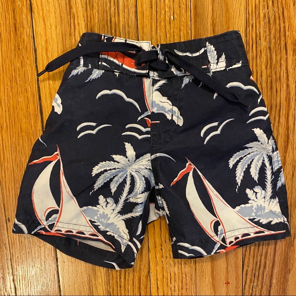 Janie And Jack Baby Boy Swim Trunks 3-6m
